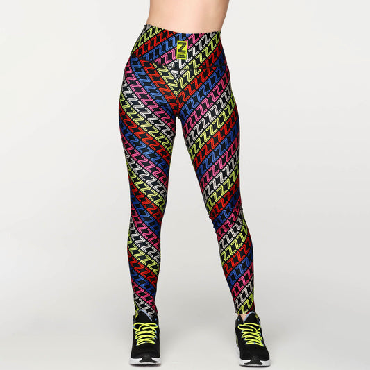 Shop the Stylish and Supportive Zumba Roller Derby High Waisted Leggings