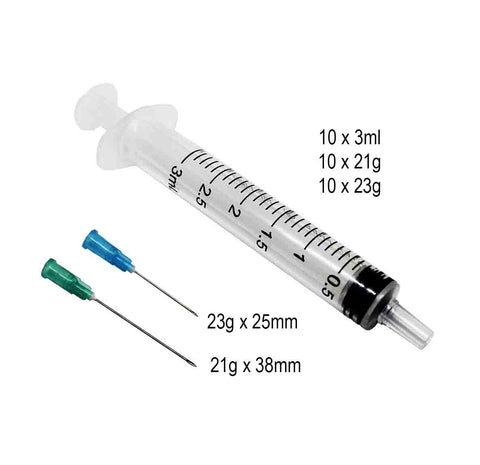 Types of Needles for Injection - Needle Gauges for Injections Size