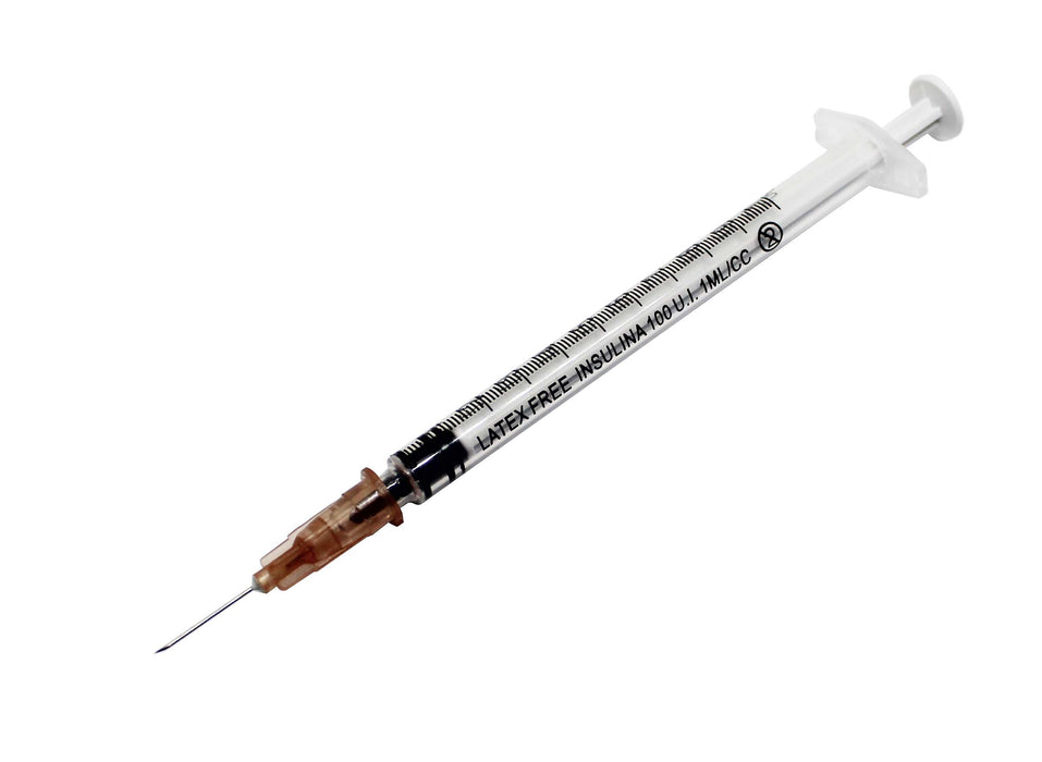 Rays 1ml Insulin Syringe Needle 26g X 13mm Insu Light Raymed