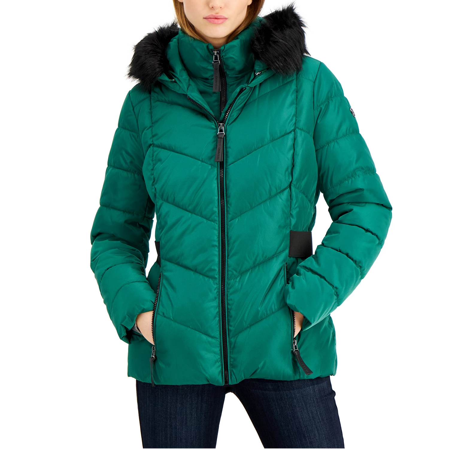 Calvin Klein Women's Faux-Fur-Trim Hooded Puffer Coat, Created for Mac –  Makeup My Way