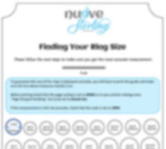 Ring Sizes Chart | Nueve Sterling