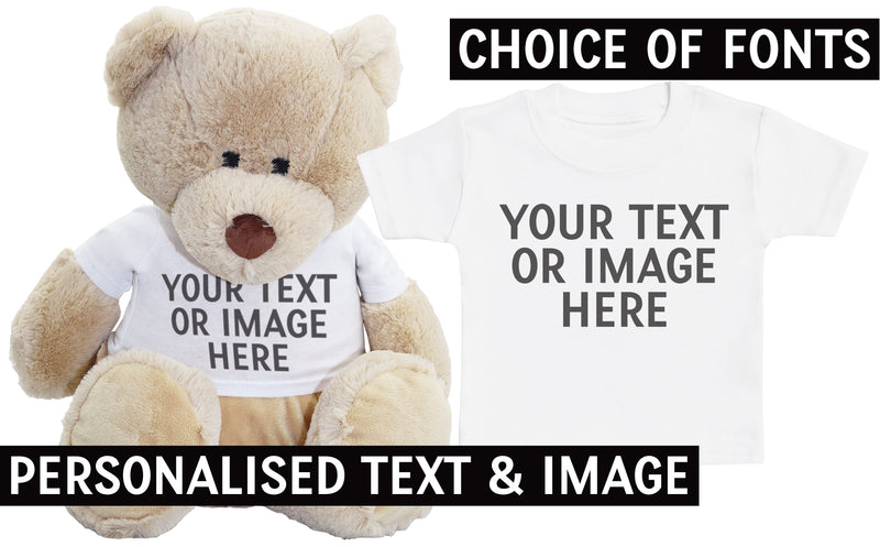 personalised t shirt for teddy bear