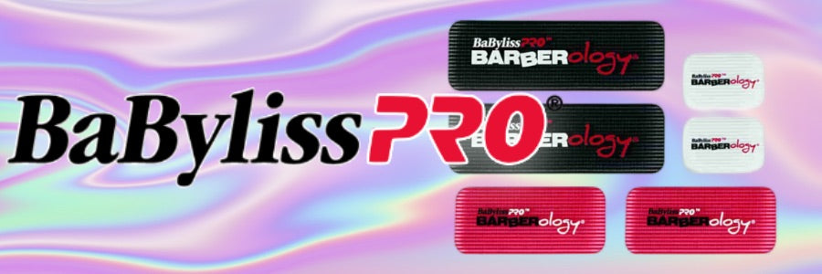 BaBylissPRO Hair Holders in assorted sizes and colors, designed for professional styling, available on BuyBarber.com.