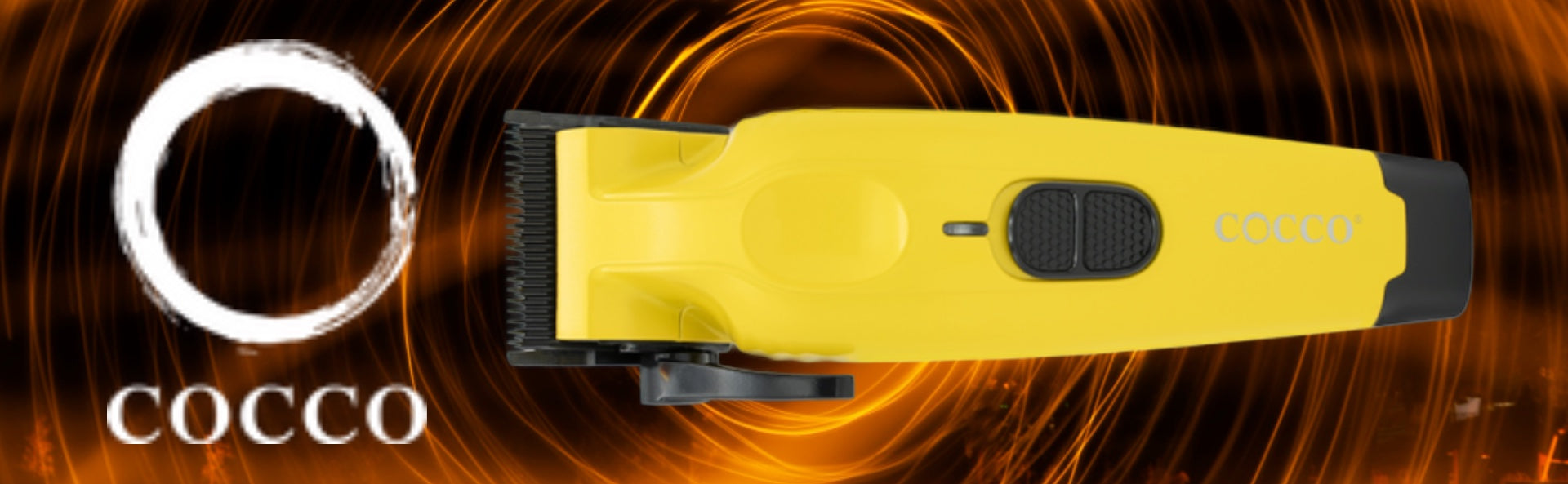 Cocco Hyper Veloce Pro Clipper in Eye-Catching Yellow with Advanced Motor and Graphene Taper Blade