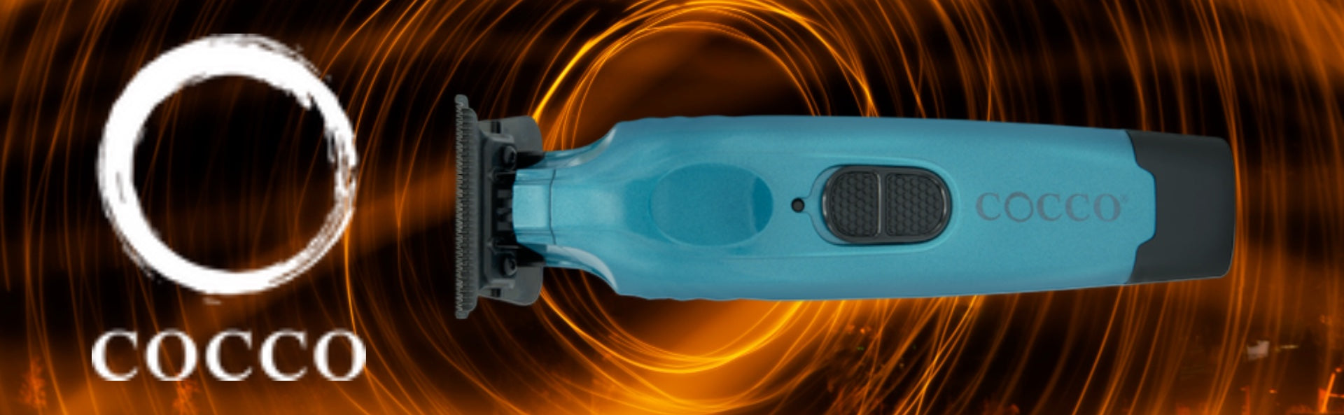 Cocco Hyper Veloce Pro Trimmer in Elegant Dark Teal with High-Torque Motor and DLC Blade