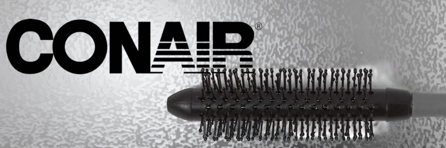 "Conair Pro Ergo-Grip Small Round Pin Brush for versatile and ergonomic styling."