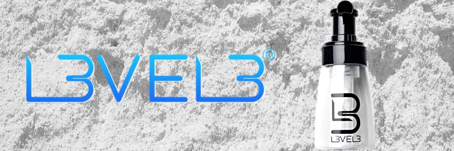 L3VEL3 Powder Spray Bottle, perfect for targeted, mess-free powder applications.