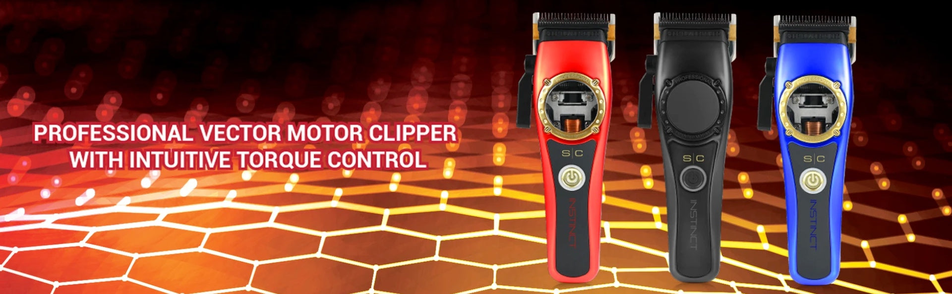 Professional Vector Motor Cordless Hair Clipper with Intuitive Torque Control - Instinct Clipper on BuyBarber.com.