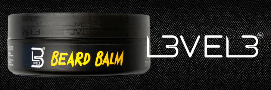 L3VEL3 Beard Balm, medium hold and hydration, for a nourished and styled beard.