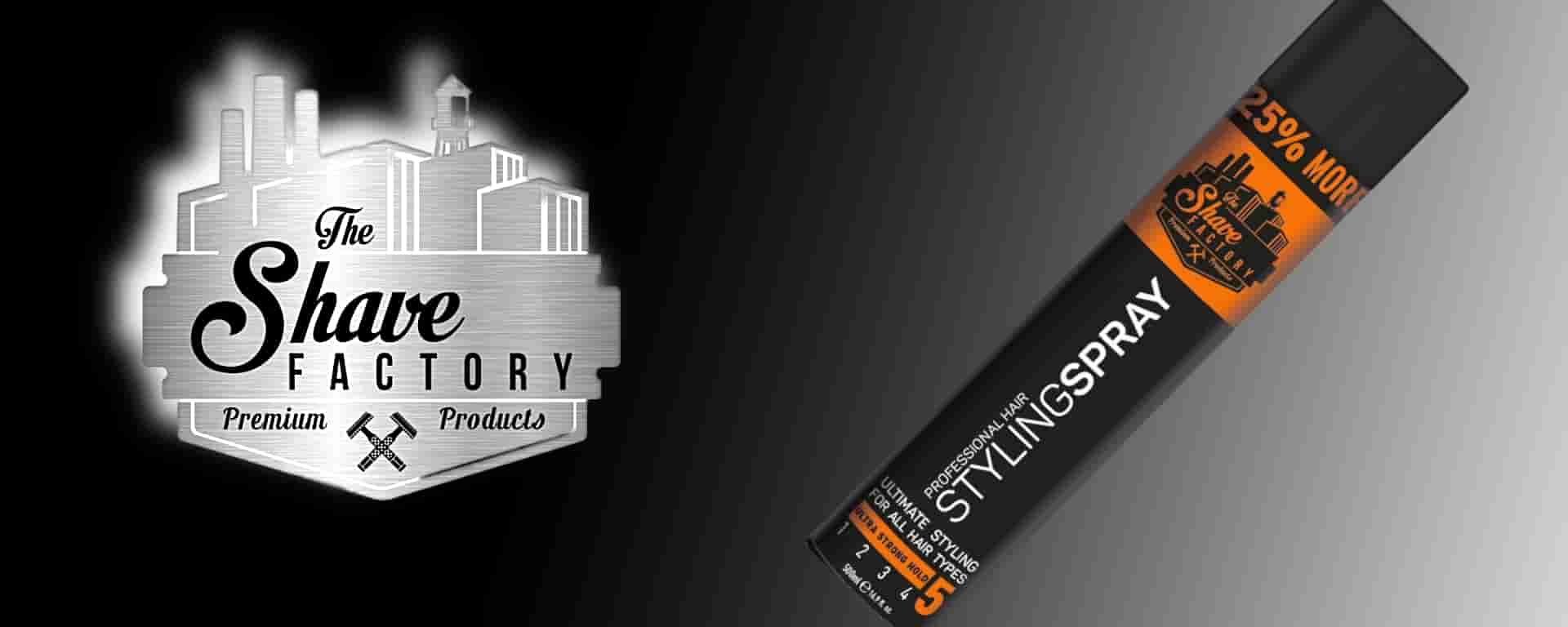 Shave Factory Hair Spray Ultra Strong Control