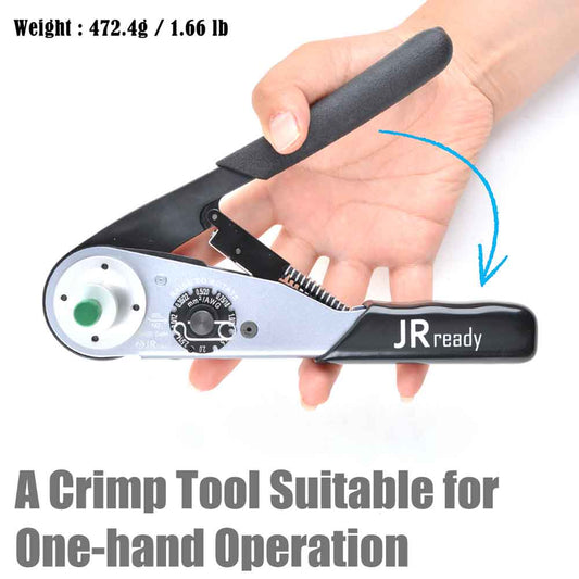 JRready ACT-LY Series 9 Inch Crimping Tools Ratcheting Crimper