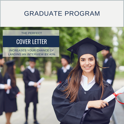 DIY Cover Letter Template For Graduate Program Positions