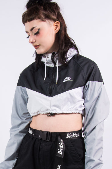 nike cropped tracksuit