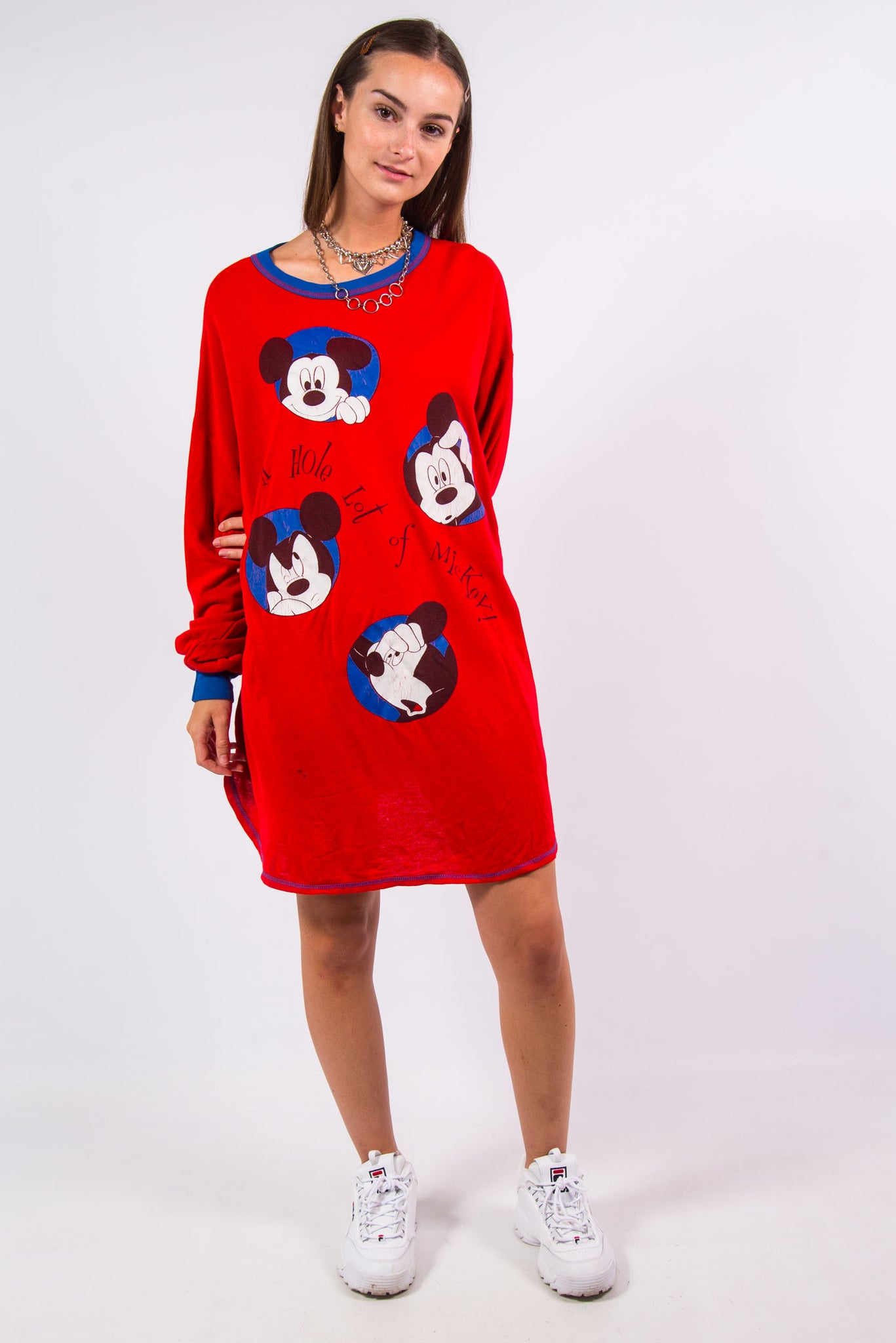 mickey mouse sweater dress