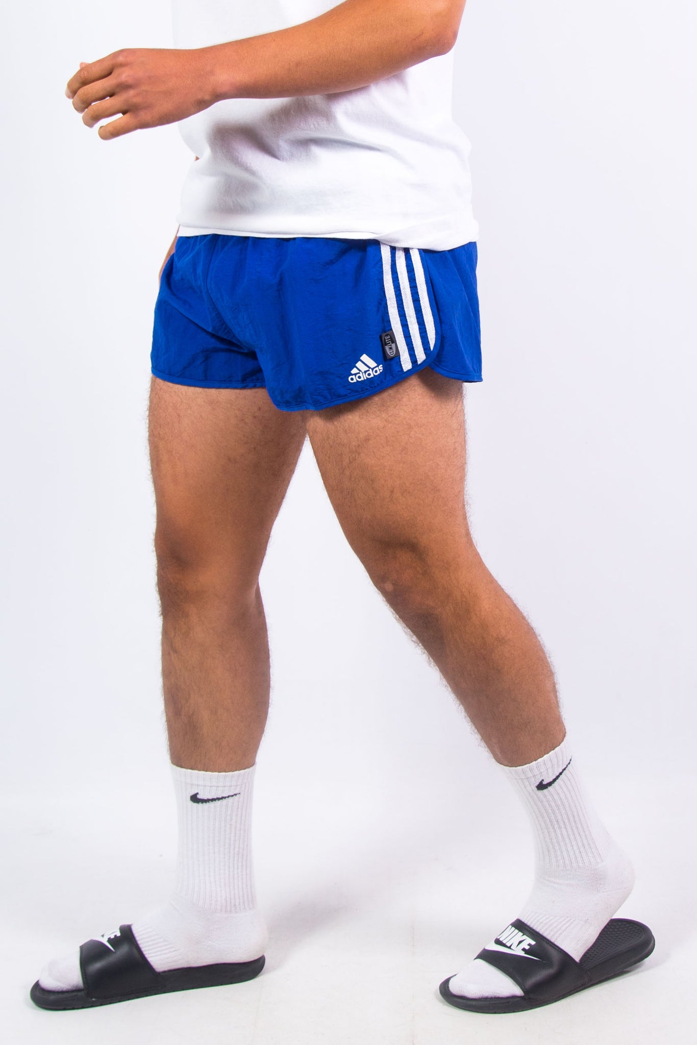 90's Vintage Adidas Blue Running Short Shorts – The Vintage Scene