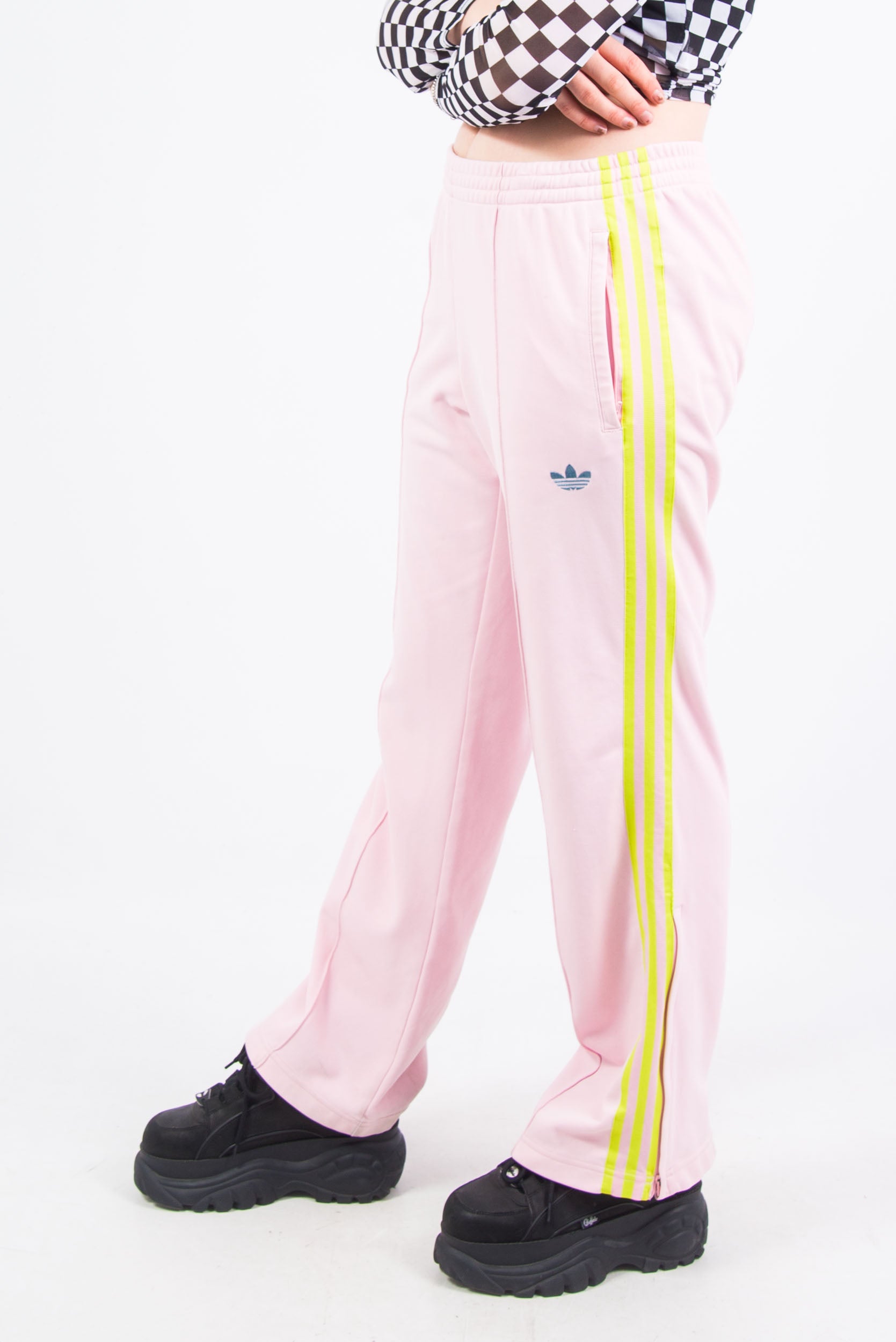 pink adidas tracksuit bottoms