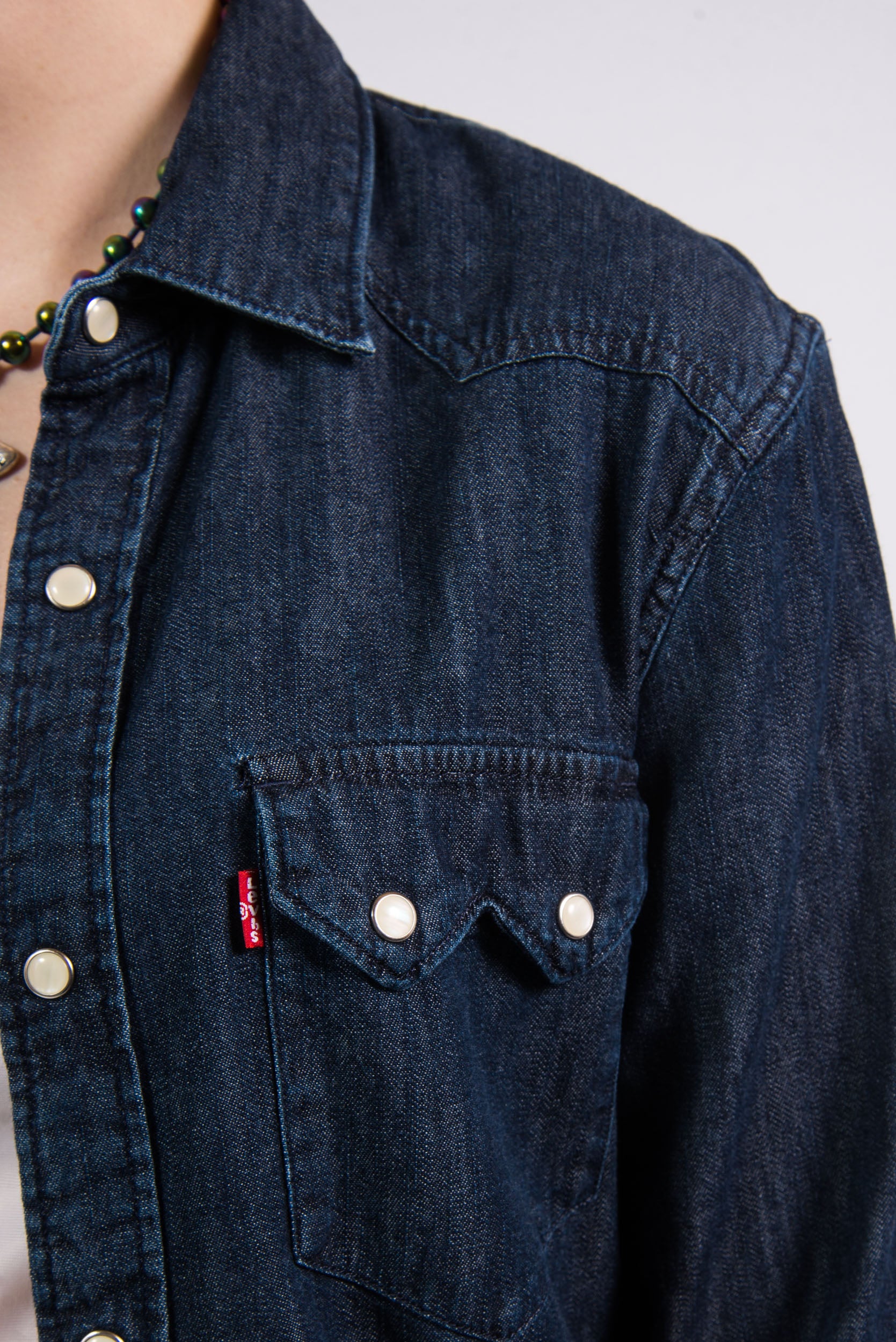 Vintage 90's Levi's Denim Shirt UK Fashion | THE VINTAGE SCENE – The  Vintage Scene