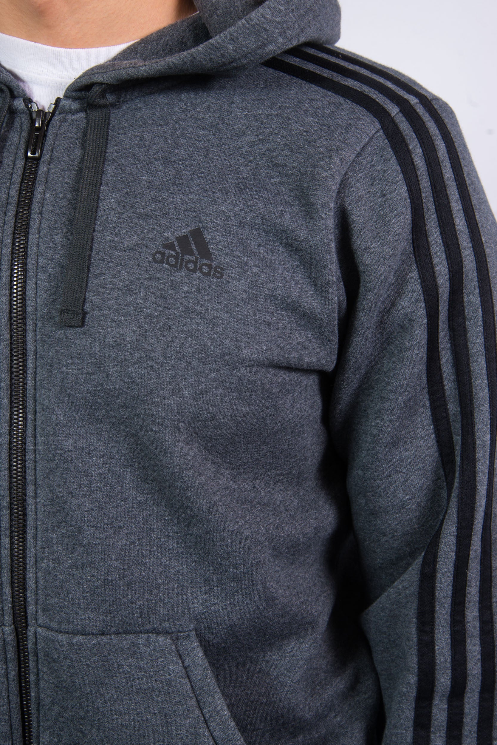 adidas dark grey hoodie