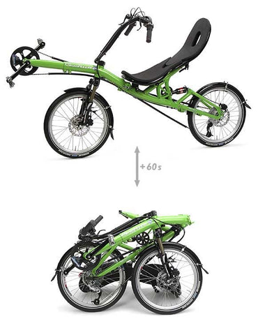 folding recumbent bike