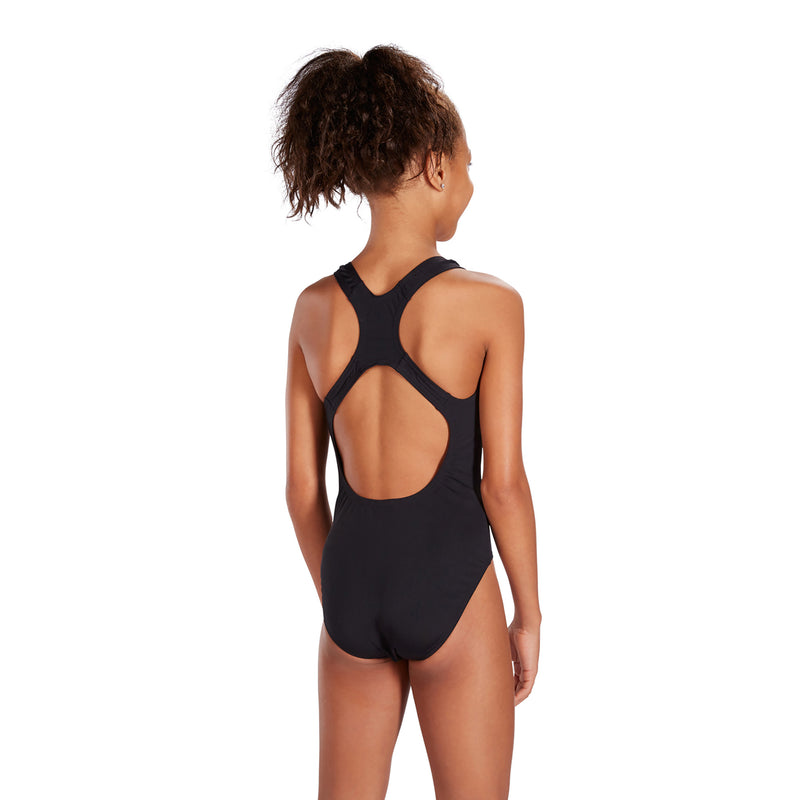 Black Speedo Girls Endurance Medalist Swimsuit