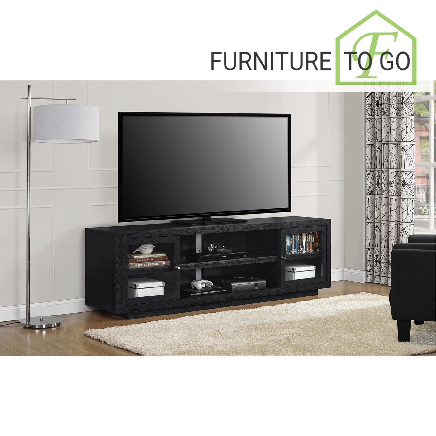 Clearance Furniture In Dallas 99 99 Black Oak Tv Stand For Tvs Up To 72 Inches