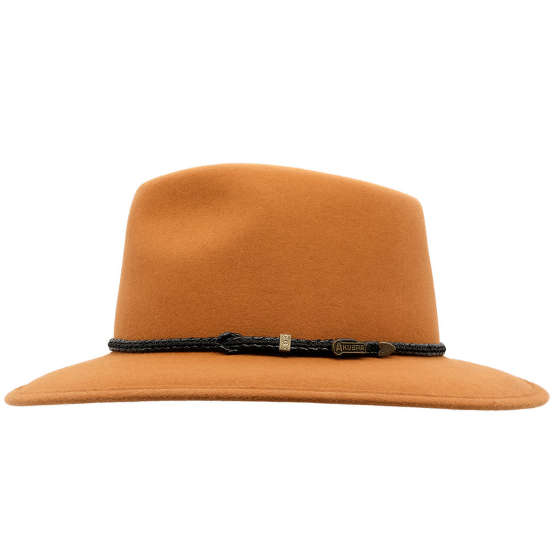 akubra traveller hat rust