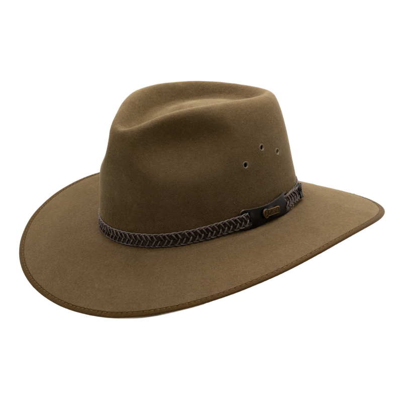 Akubra Tablelands - Khaki – Strand Hatters