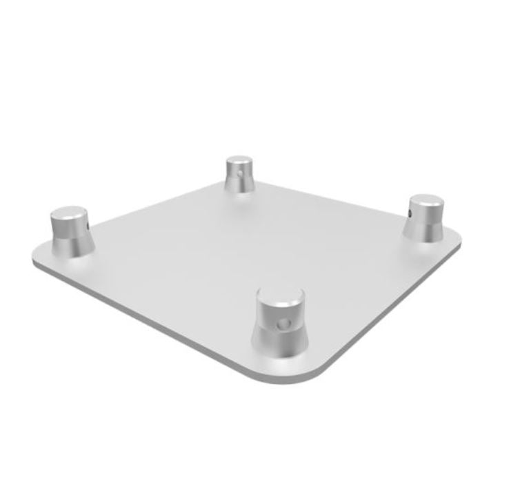 GLOBAL TRUSS F240001 SQ-F24 BASE 9"x9" ALUMINUM BASE PLATE FOR F24 "Call or e-mail us for Best Pricing"