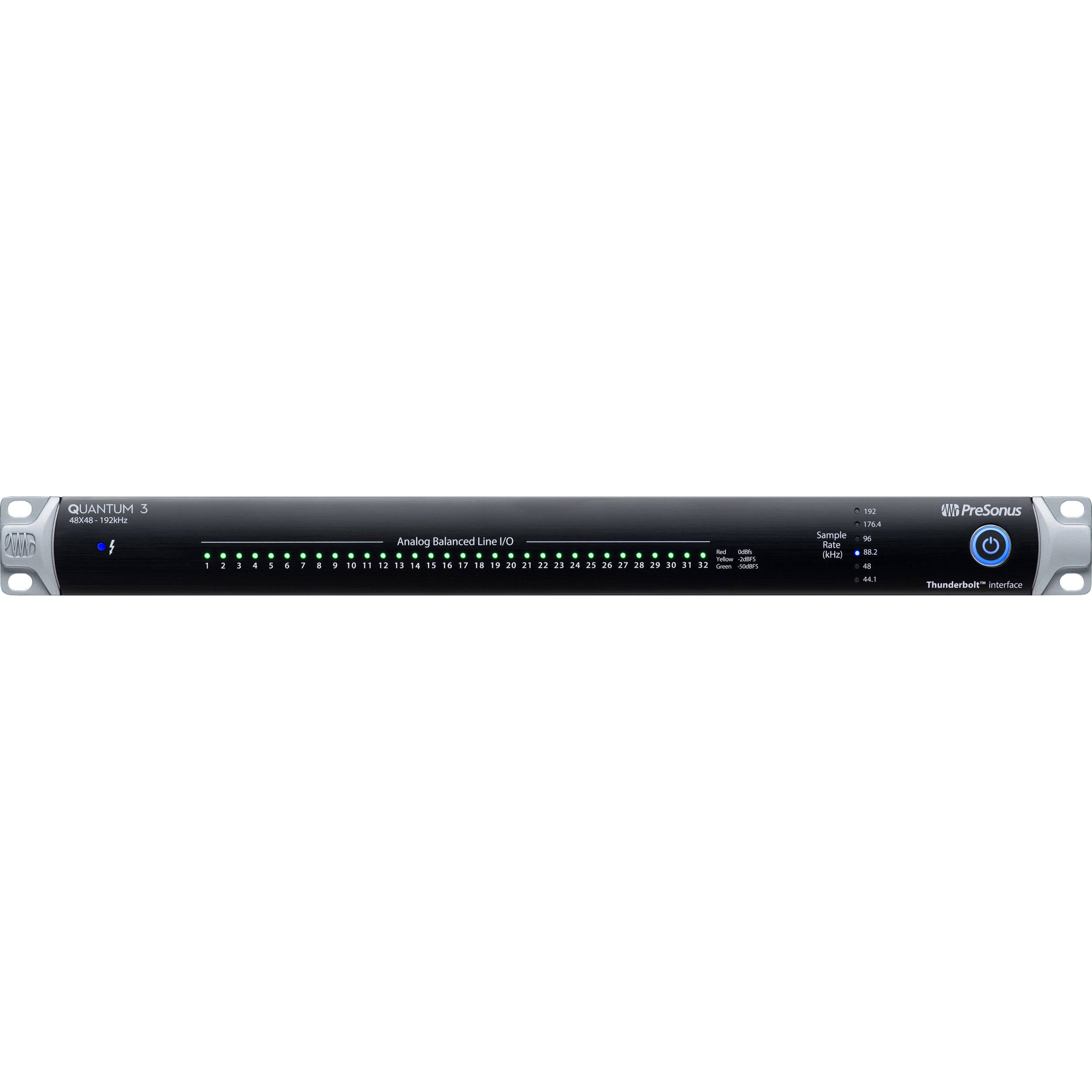 Presonus Quantum 4848 48x48 Thunderbolt 2 / 192kHz, w/32 line level I/O,  ADAT I/O, Studio One Professional