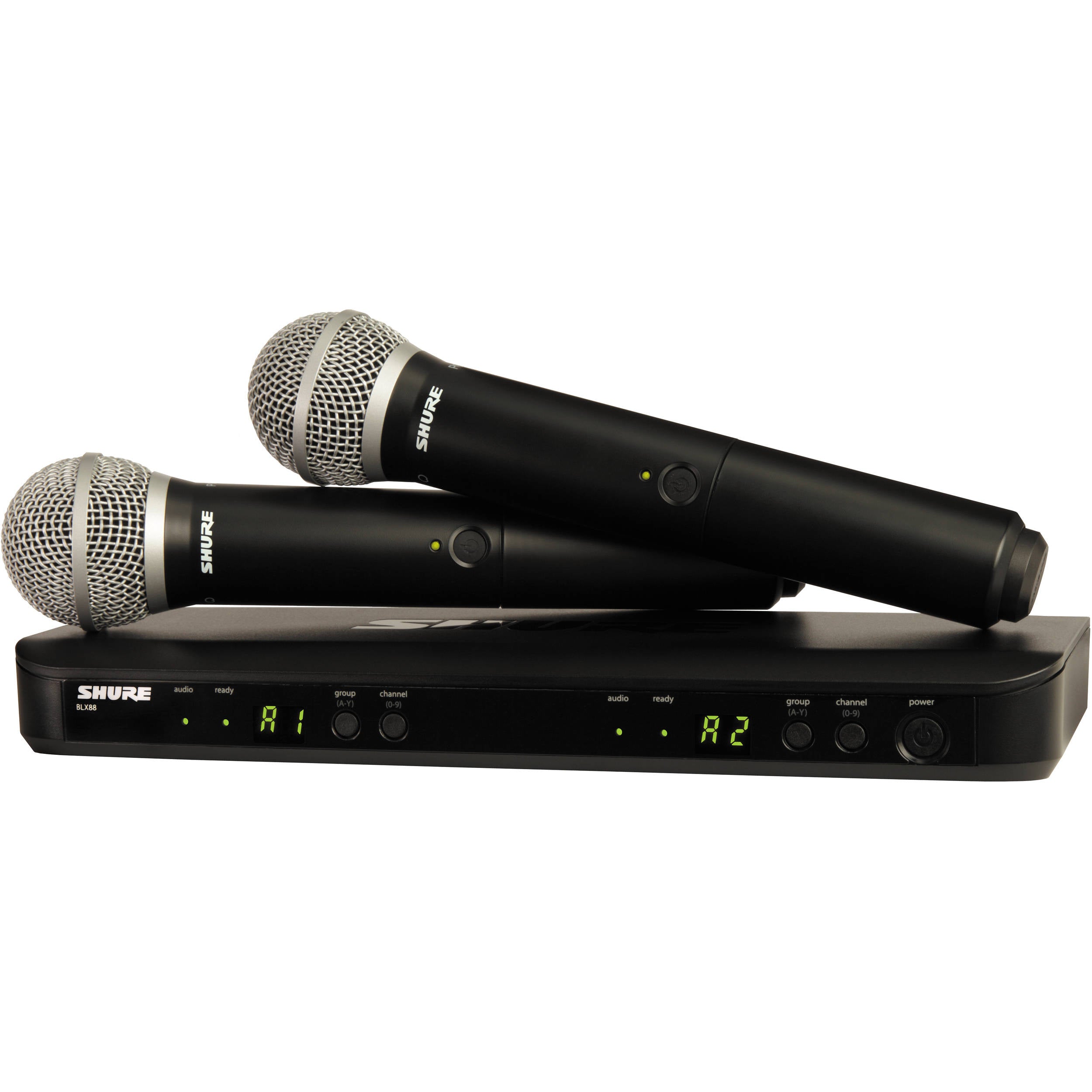 Shure BLX288/PG58 Wireless Handheld Dual Vocal System