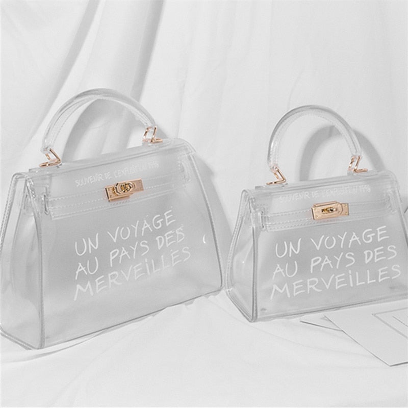 mini clear handbag