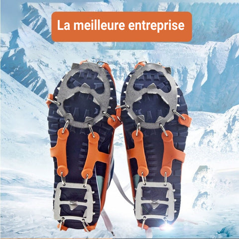 Chaussure antidérapante en acier au manganèse : Couvre chaussures  randonnée, Crampon anti glisse – BGadgets France