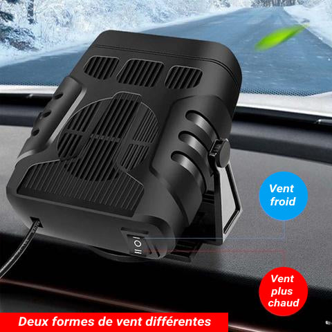 Chauffe-voiture Portable Désembueur de voiture, Dégivreur de pare-brise,  Thermostat 30s Chauffage et refroidissement rapides, Dégivrage de  pare-brise 12 V 2 en 1
