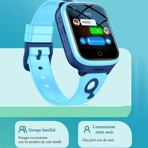 Smartwatch pour Enfants Connectée Montre Intelligente Enfants Montre  Telephone Enfant avec Appel Jeux SOS Musique Vidéo Caméra Révei