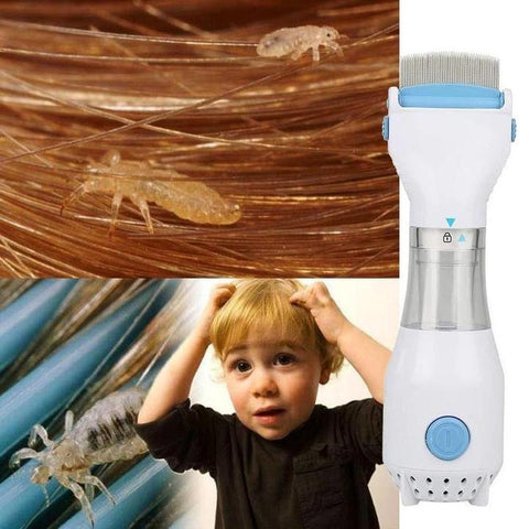 Peigne Anti puce Electronique Peigne Anti-poux : Traitement Non-Chimique Pour Enfants et Animaux Domestiques