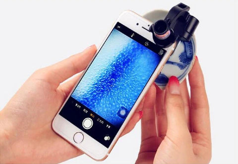 Le top du microscope de poche lumineux - idéal pour smartphones ou