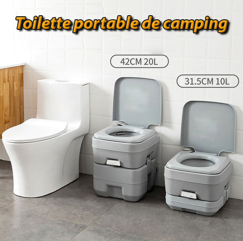 Toilette portable de camping : de camping et festival toilette confortable  et hygiénique
