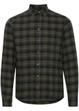 Green checked shirt for men.