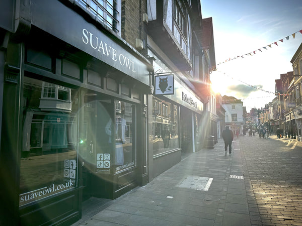 SUAVE OWL Winchester shop front