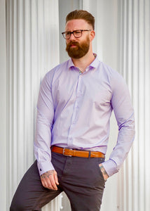 SUAVE OWL Plain Lilac Shirt – Suave Owl Menswear