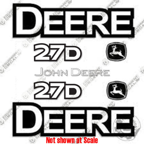 John Deere 27d Excavator Decal Kit Equipment Decals 