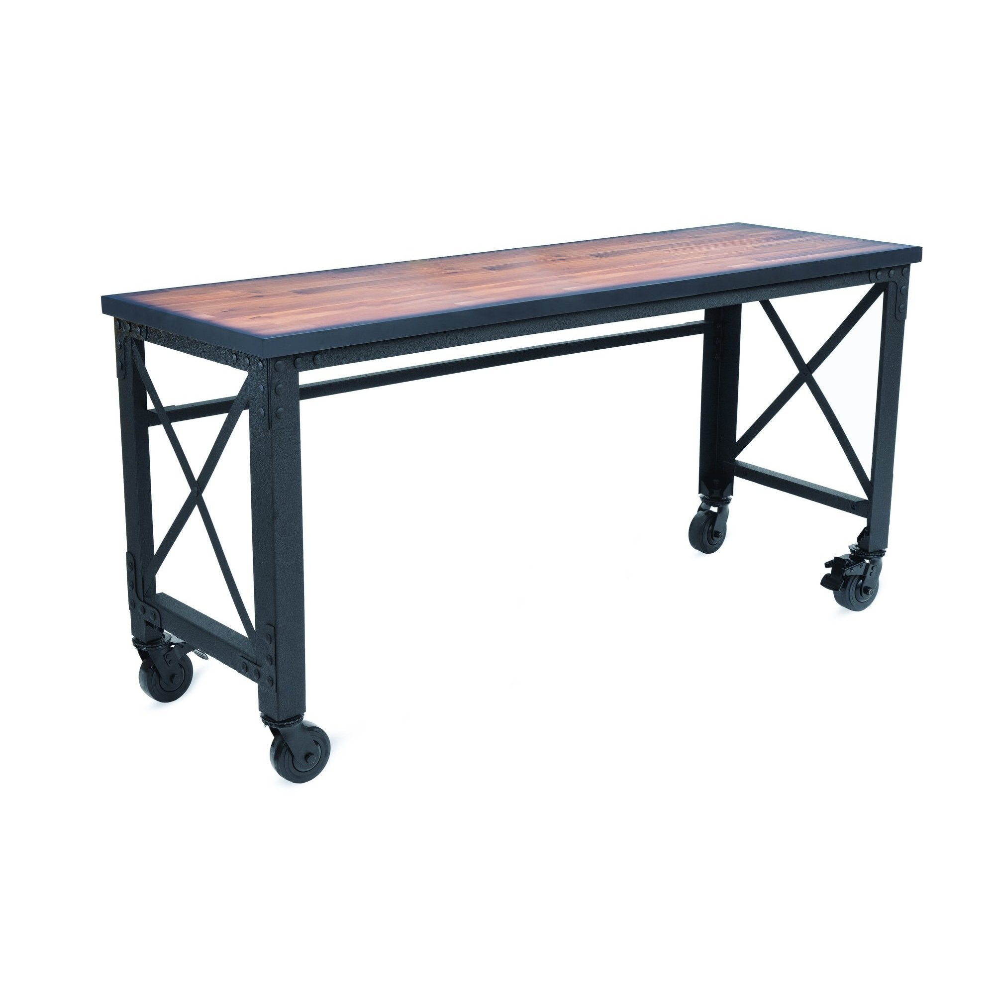 industrial rolling desk