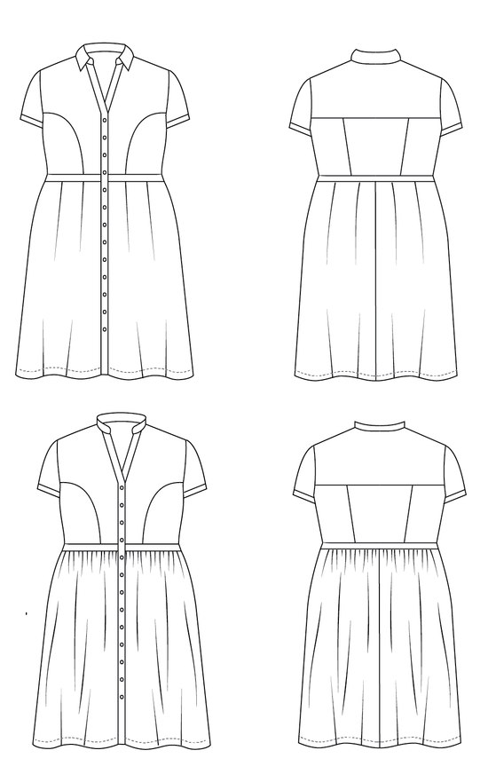 Lenox Shirtdress - Cashmerette Sewing Pattern – The Eternal Maker