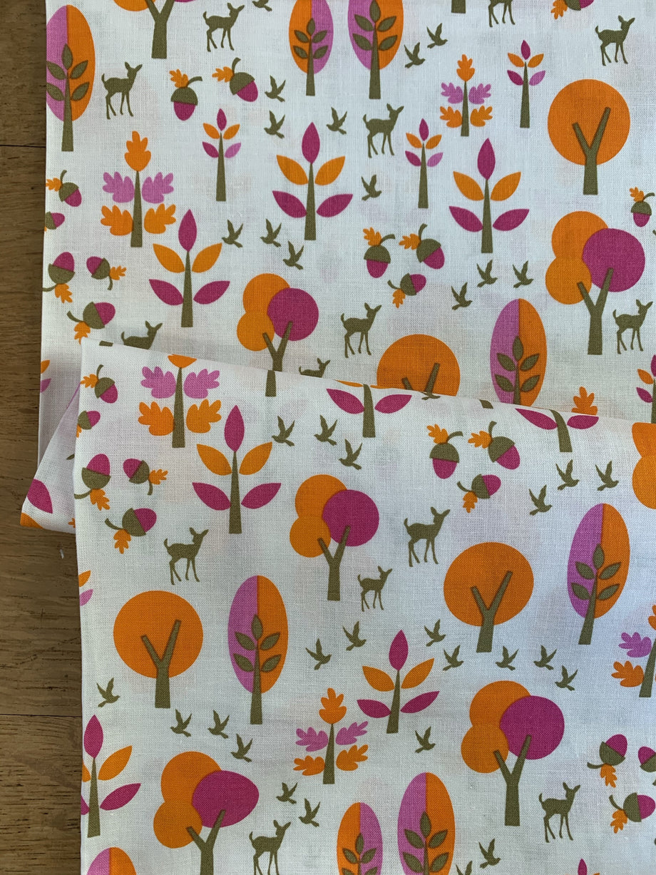 Deer The Trees - Fuchsia Orange - Copenhagen Print Factory – The Eternal Maker