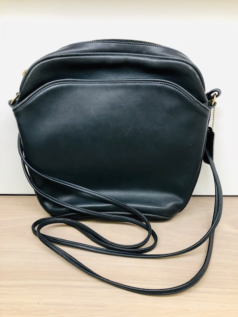 dark blue coach bag