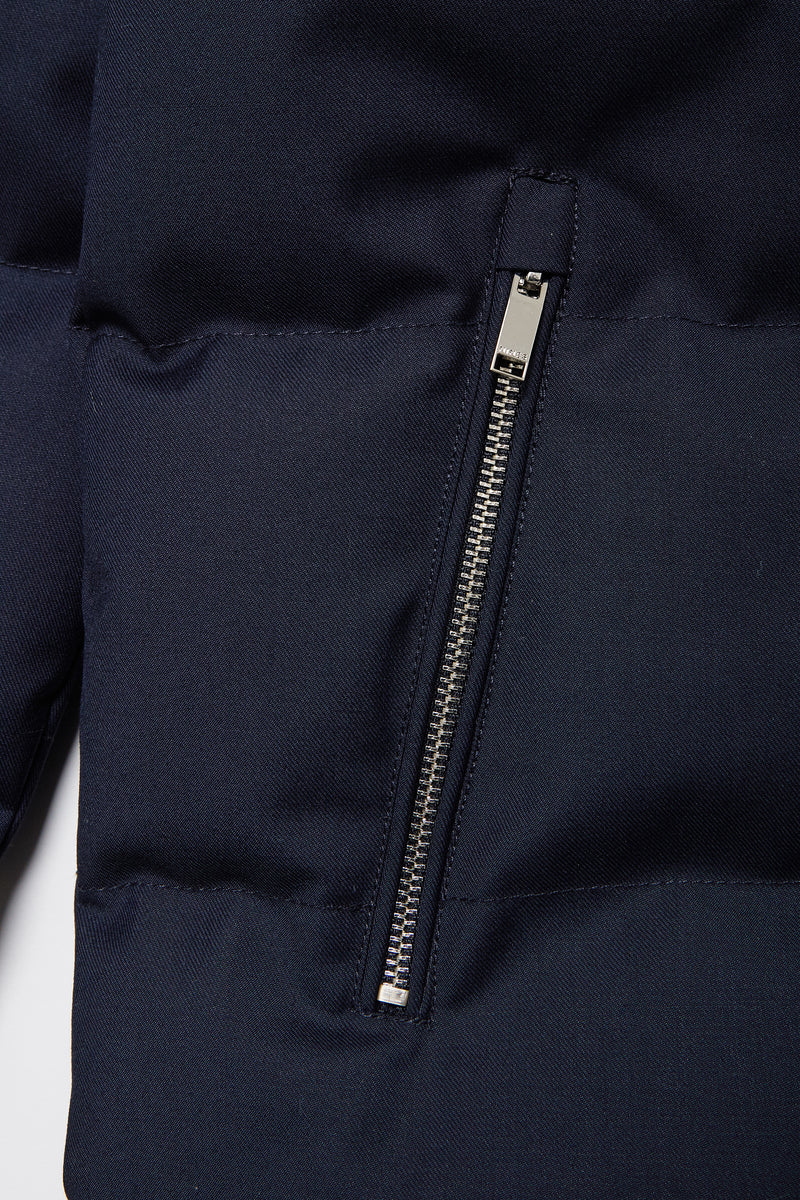 Jarell Men's Puffa Jacket in True Navy – Nines Collection