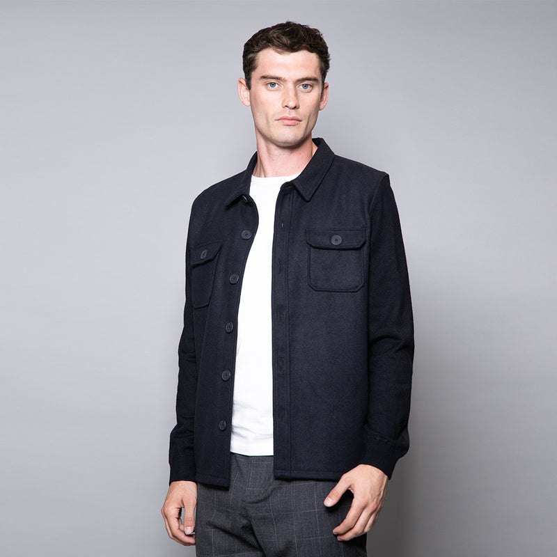Titus Men's Button Through Jacket With Pockets – Nines Collection