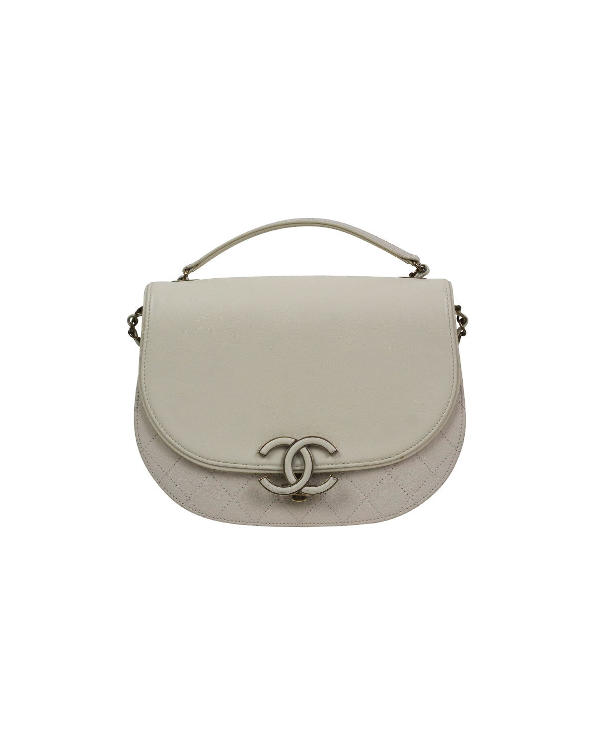 Chanel Coco Curve Ivory Flap Bag | Size Medium – eightonethree.