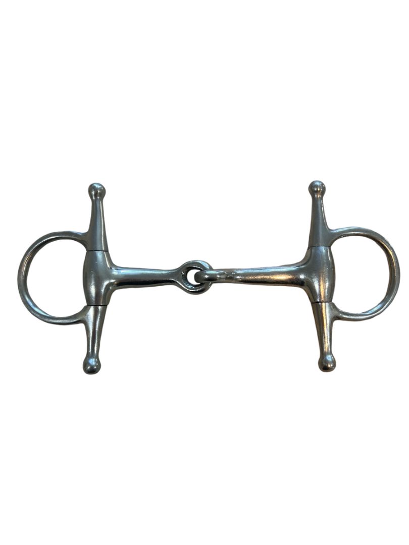 Jointed Snaffle Full Cheek Bit 4"