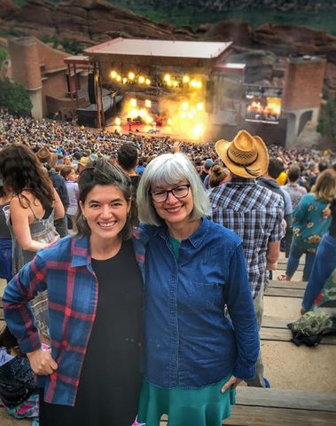 Annabell and her mom at Red Rocks